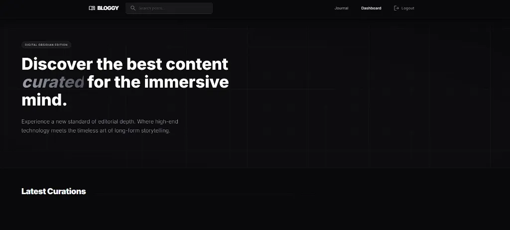 Project_ScreenShot_Blog Application